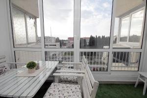 Balkón nebo terasa v ubytování Apartment Terassa