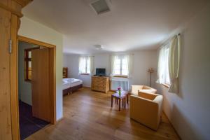 Postel nebo postele na pokoji v ubytování Landhaus Langeck