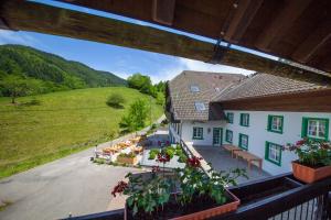 Nespecifikovaný výhled na hory nebo výhled na hory při pohledu z hotelu