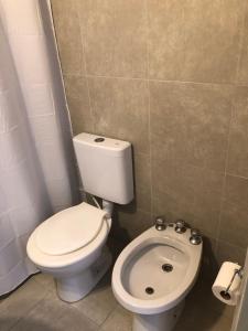 
A bathroom at Hotel San Cayetano

