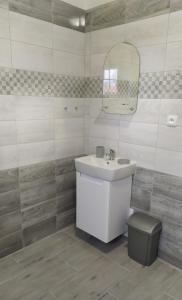 Kúpeľňa v ubytovaní Penzion u Vodníka