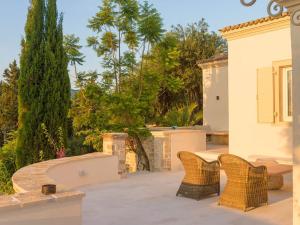 Zahrada ubytování Paleopetres La Chataîgne - Private Pool - Sea Views - Corfu Town -