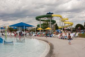 a large water park with a water slide at Candlewood Suites Denver Northeast - Brighton, an IHG Hotel in Brighton