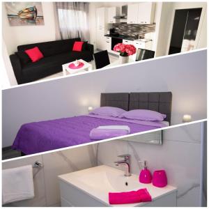 Postel nebo postele na pokoji v ubytování Apartments Samac