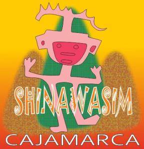 Un póster de una mujer con las manos en alto. en SHINAWASIM, en Cajamarca