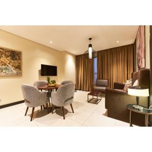 A seating area at Summit Hotel Tacloban
