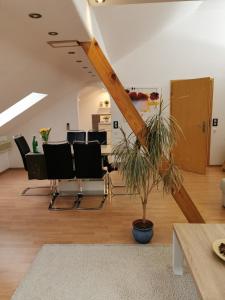 Posezení v ubytování Apartmenthaus Wertheim