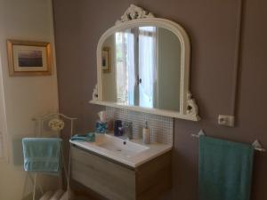 Ett badrum på La Villa Celine
