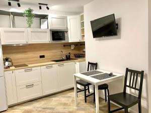 Kuchyňa alebo kuchynka v ubytovaní D&M Apart Interior Loft