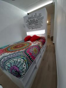 Posteľ alebo postele v izbe v ubytovaní Apartamento Moderno y acogedor Antú, cerca de la playa