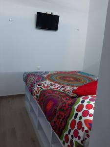 Posteľ alebo postele v izbe v ubytovaní Apartamento Moderno y acogedor Antú, cerca de la playa
