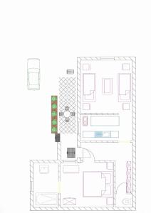 a house in a gardenfloor plan at Residence Le Saint Victor in Fontvieille