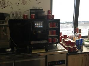 Köök või kööginurk majutusasutuses Seminarhotel Daniels