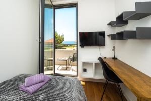 Postel nebo postele na pokoji v ubytování Saint Blaise Luxury Suite