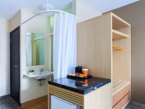 Koupelna v ubytování ibis Budget - Melbourne CBD