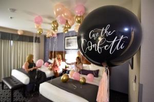 a balloon with the words we are the confetti at Bluemont Hotel in Manhattan +41 photos