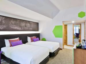 Katil atau katil-katil dalam bilik di Hotel Stadium