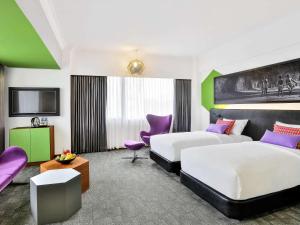 Katil atau katil-katil dalam bilik di Hotel Stadium
