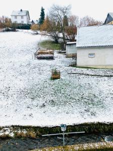 Pension Weiberwirtschaft in Pobershau v zimě