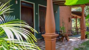 Zahrada ubytování Sumudu Homestay