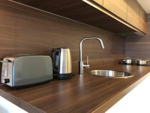 Η κουζίνα ή μικρή κουζίνα στο Apartment Fruithof Tack