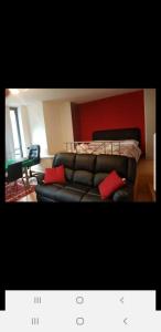 Posezení v ubytování Caravaggio Apartments