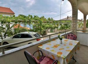 Balkón alebo terasa v ubytovaní Apartments Biserka