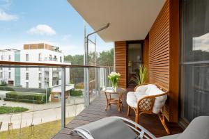 Balkon ili terasa u objektu Apartments RIVA - Nadmorski Dwór Premium