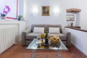 Χώρος καθιστικού στο Center ZTL Lovely Apartment