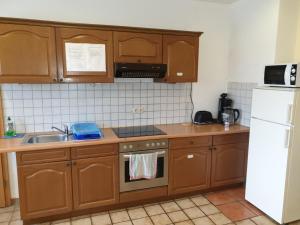 
Küche/Küchenzeile in der Unterkunft Pension Citytravel
