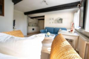 Een bed of bedden in een kamer bij Richardshof-App-Sueden