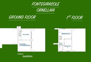 PacianoにあるFontegirasole - a Fontanaro Propertyの建物の間取図二