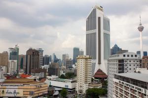 Nespecifikovaný výhled na destinaci Kuala Lumpur nebo výhled na město při pohledu z hotelu