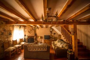 Χώρος καθιστικού στο Casa La Escondida +4 φωτογραφίες