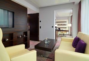 Predel za sedenje v nastanitvi Radisson Blu Hotel Leipzig