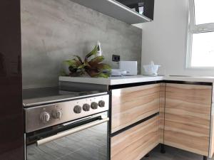 Kuchyň nebo kuchyňský kout v ubytování Azores Calheta Inn Apartment T2