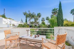 Balkón alebo terasa v ubytovaní OleHolidays Guadalmina Golf Plaza