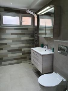 Koupelna v ubytování Appartement Cime l'Est