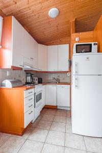 Kuchyň nebo kuchyňský kout v ubytování Lomaperkkiö Apartments