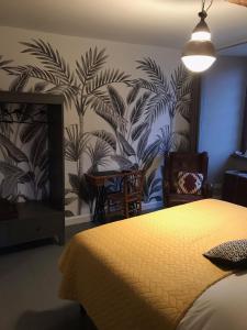 Voodi või voodid majutusasutuse B&B du Cloître toas