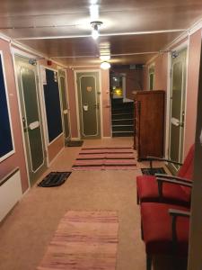 Χώρος καθιστικού στο Hotell & Konferens Loftet