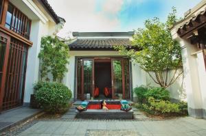 Zahrada ubytování Banyan Tree Hangzhou