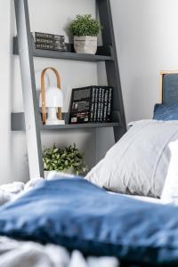 Posteľ alebo postele v izbe v ubytovaní Sea view apartment