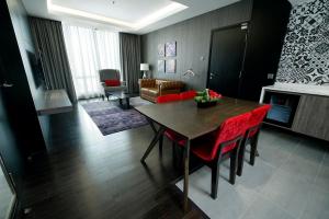 Posezení v ubytování Jazz Hotel Penang