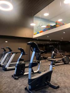 Posilňovňa alebo fitness centrum v ubytovaní Apartament Nadmorski Kołobrzeg II