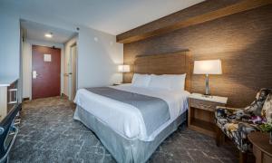 Postel nebo postele na pokoji v ubytování Monte Carlo Inn Vaughan Suites
