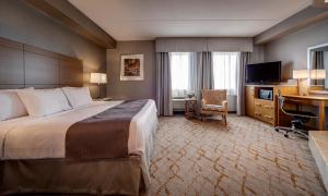 TV a/nebo společenská místnost v ubytování Monte Carlo Inn Vaughan Suites