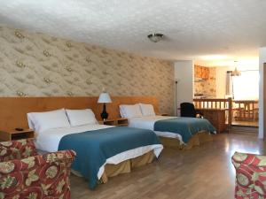 Posezení v ubytování Motel le Sabre