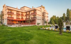 Zahrada ubytování Helen Troya Hotel Geyikli