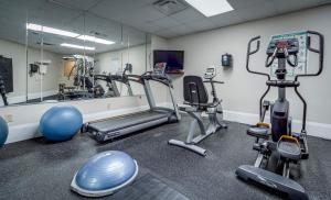Fitness centrum a/nebo fitness zařízení v ubytování Monte Carlo Inn Vaughan Suites
